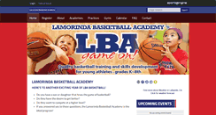 Desktop Screenshot of lamorindabasketballacademy.com