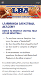 Mobile Screenshot of lamorindabasketballacademy.com